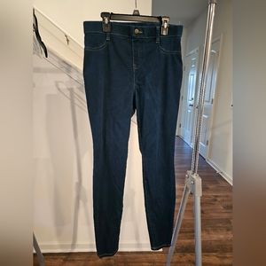 Womens denim jeggings